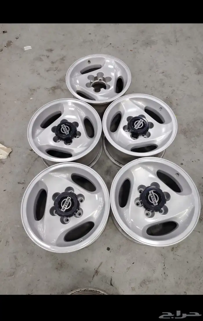 طقم جنوط نيسان سنبوسه مقاس 16 وكاله 2