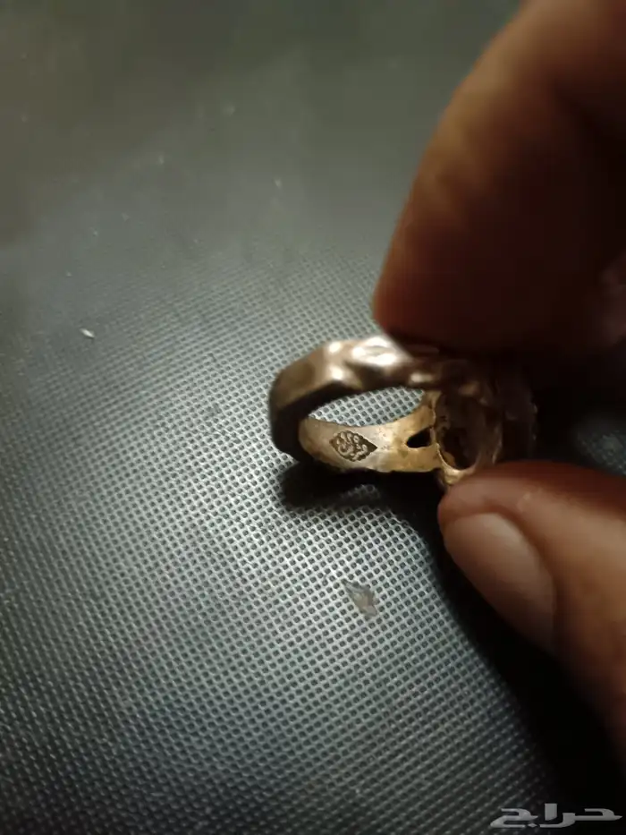 خاتم فضة الحجر أوبال من ورشة الشريف 3