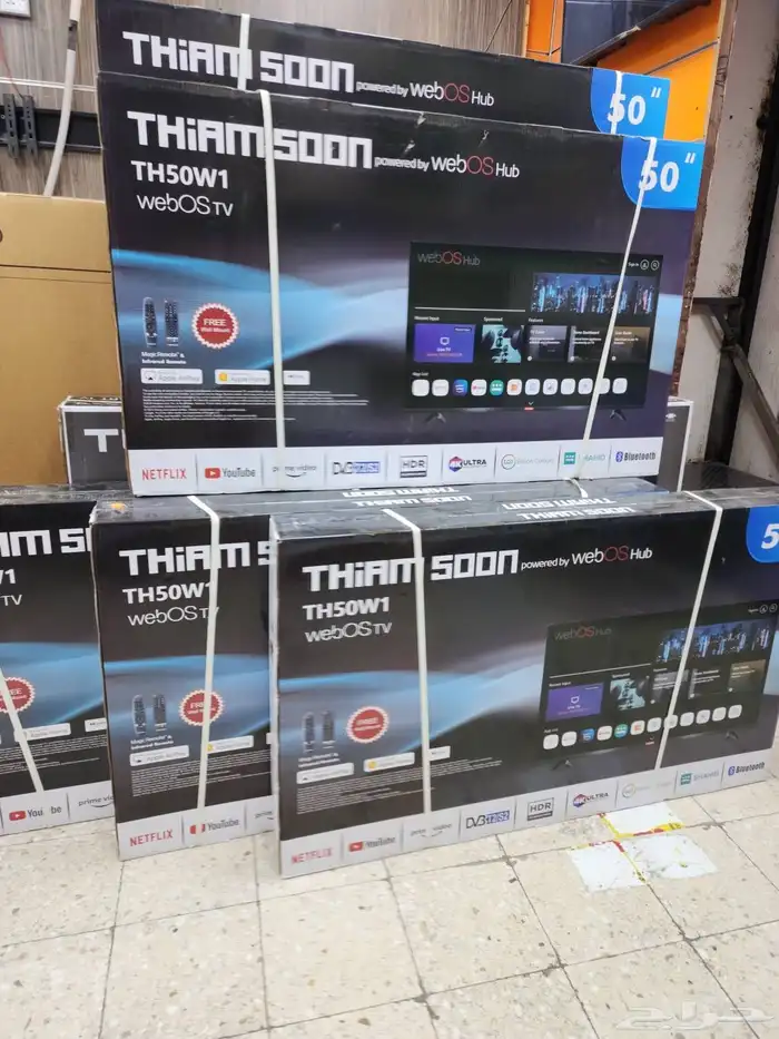 توصيل سريع تركيب مجاني شاشات تلفزيون سمارت4k QLED واي فاي 3