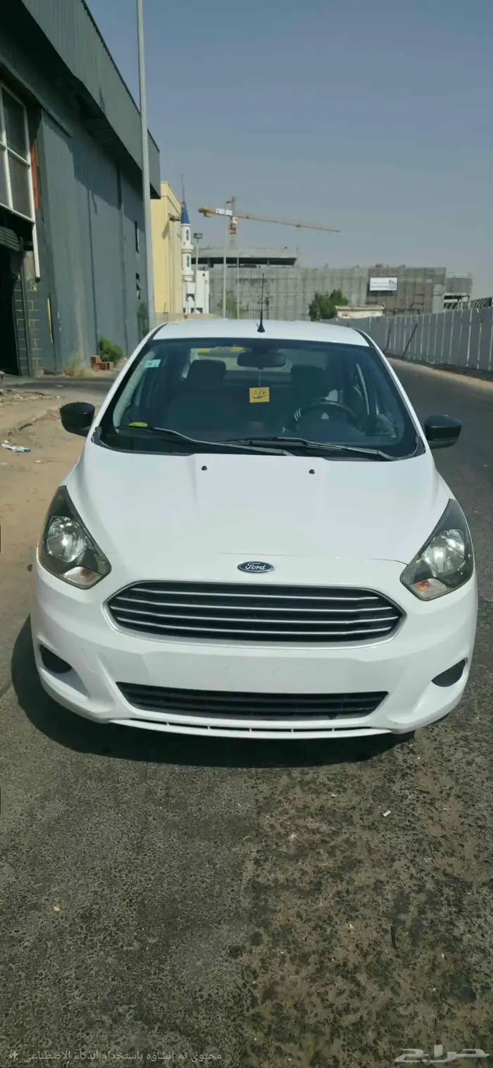 سيارة فورد فيجو موديل 2018 اللون أبيض 1500 سي سي استمارة س 0