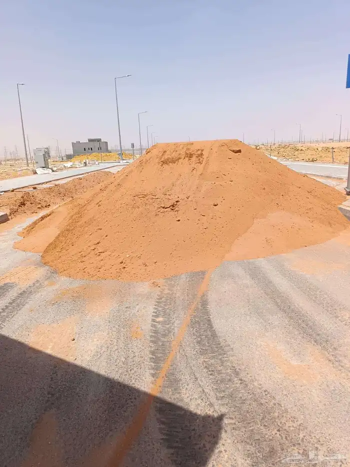 رمل دفان بلاط لياسه بحص كساره صبيز زيرو رمل بناء حفر ردم 9