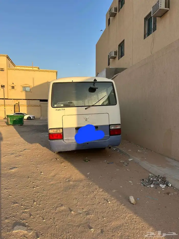 باص تايوتا موديل  2012 ماشي فقط 58الف 2