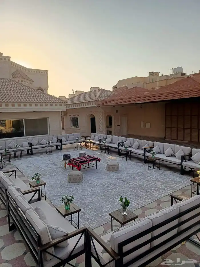 تاجير كنب مفرد وثلاثي تاجير جلسات خارجيه تاجير خيام اوروبيه 3