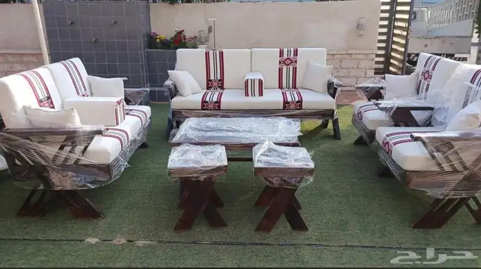 تفصيل تنجيد جلسات خارجيه و جلسات عربيه حسب الطلب 0