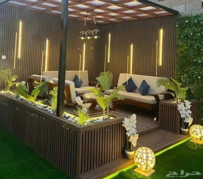 جلسات خارجية تنسيق حدائق المدينة المنوره 0