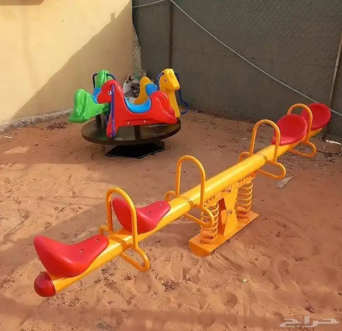 مجموعات زحاليق ومراجيح متنوعة منفصلة ومتصلة جديدة بالكرتون 47