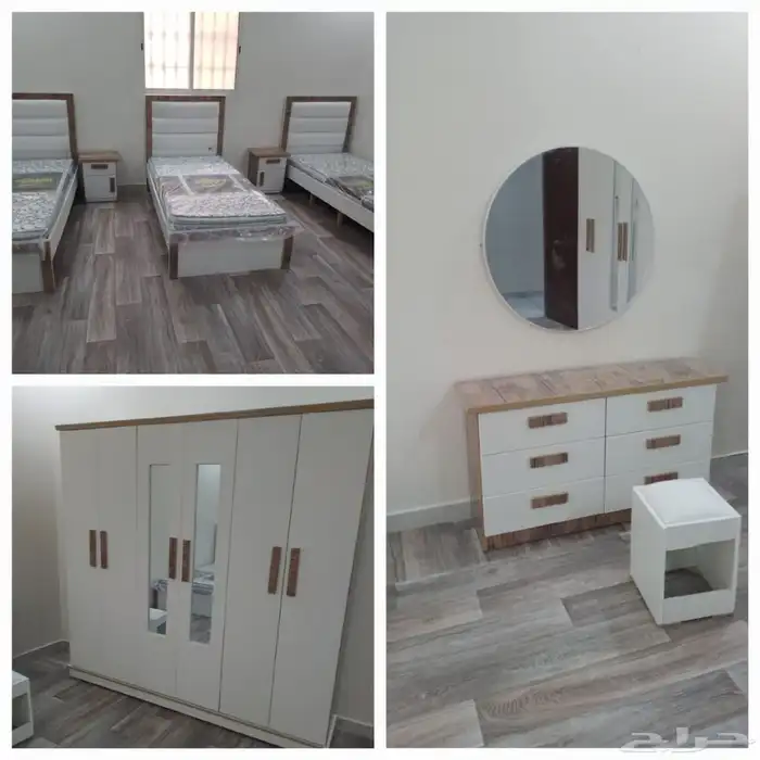 غرف نوم جديده نفرين وأطفال جاهزه بسعر المصنع 12