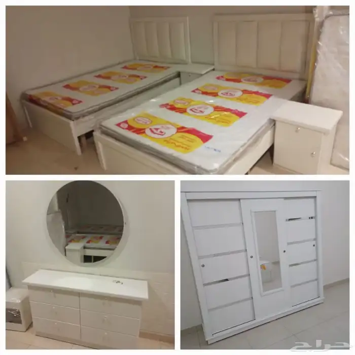 غرف نوم جديده نفرين وأطفال جاهزه بسعر المصنع 16
