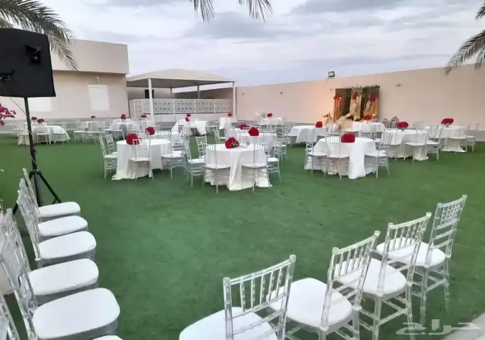 تأجير طاولات وكراسي وكنب وجلسات شعبية 9