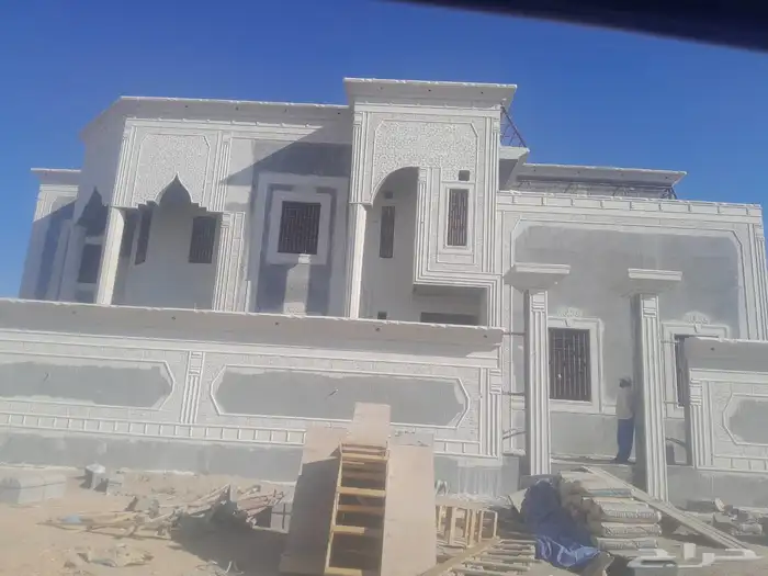 ديكورت خارجيه ليسه ملونه بديل للحجر الطبيعي 8