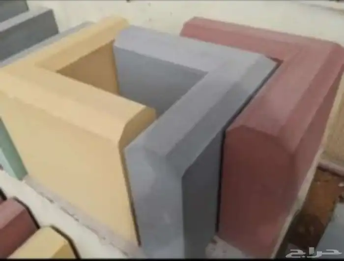 بندوره انترلوك بلاط بلك اسمنت رمل شبك حديد مشبات بلك احمر 3