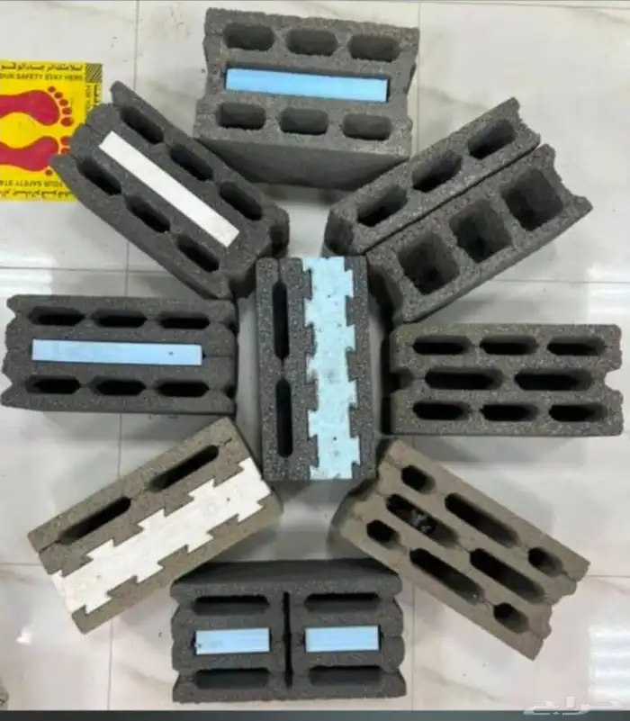 بندوره انترلوك بلاط بلك اسمنت رمل شبك حديد مشبات بلك احمر 26