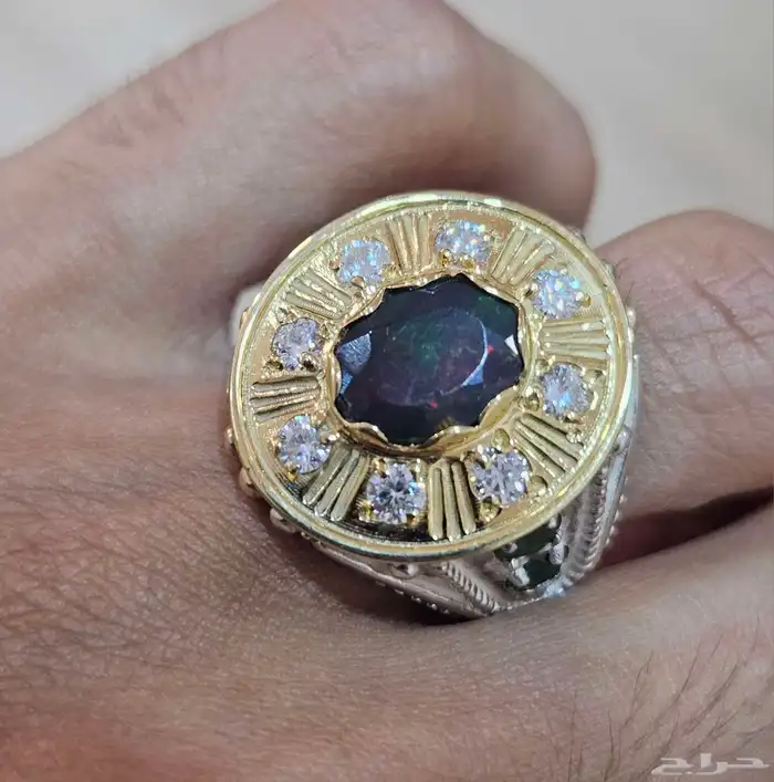 اوبال مميز   مرصع فصوص زيركون 4