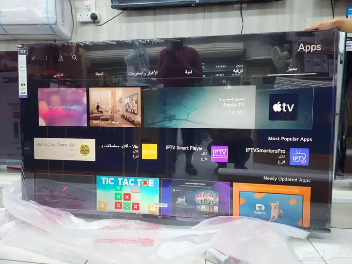 توصيل سريع تركيب مجاني شاشات تلفزيون سمارت4k QLED واي فاي 15