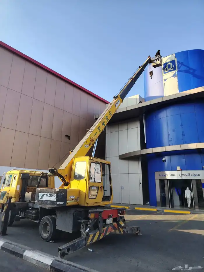 رافعه ونش كرين للايجار الطائف صندوق باسكت سله لرفع العمال وو 9