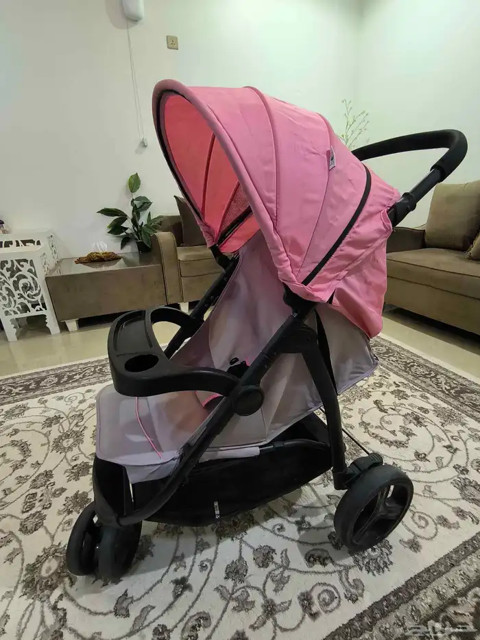 عربة أطفال و كرسي سيارة هزاز 2