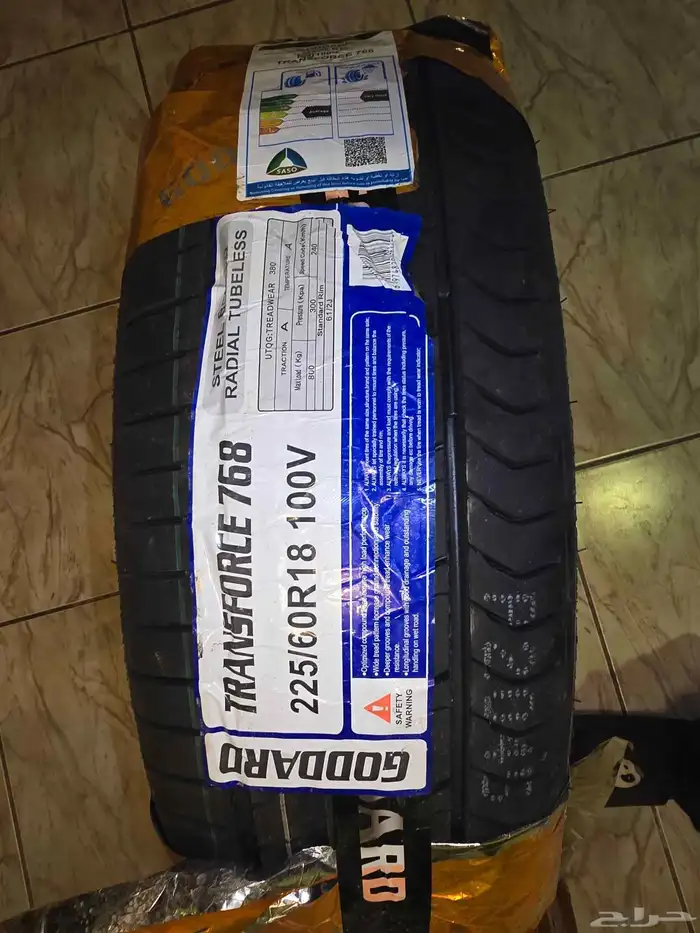 كفرات نوع GODDARD جودارد مقاس 225 60R18 7