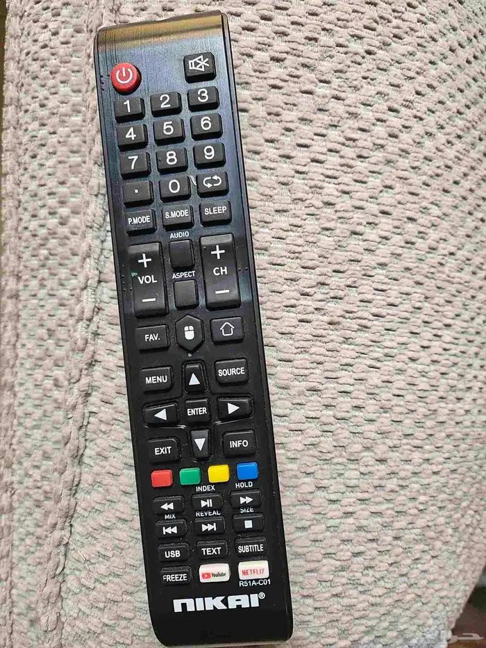 شاشه نيكاي 55 بوصه 4k شبه جديد مع الريموت 0