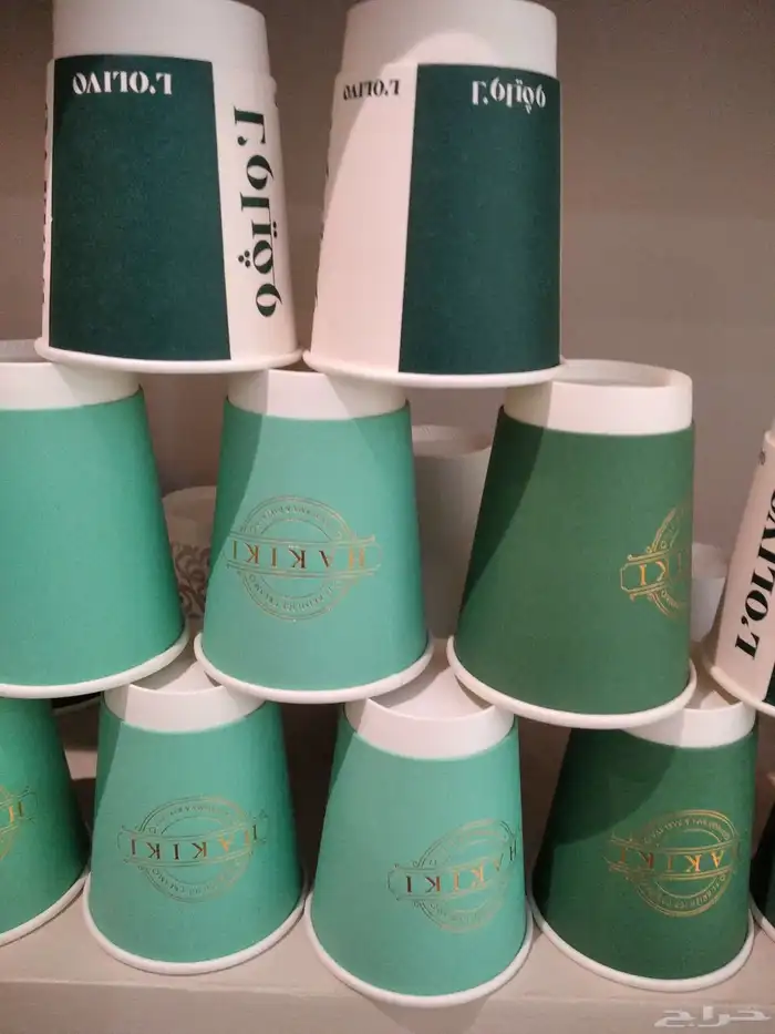 عرض خاص طباعة اكواب ورقيه و بلاستيكية ملونه 0