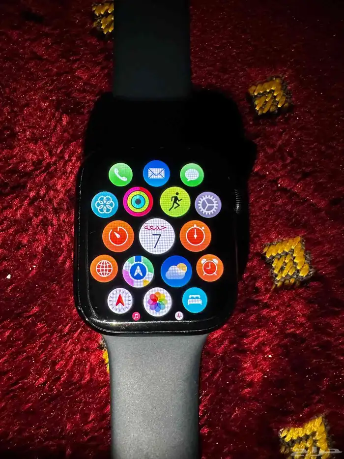 Apple Watch Series 9 ( GPS خلوي ) لون اسود مقاس 45مم سبب 3