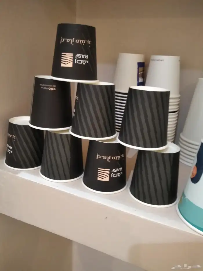 عرض خاص طباعة اكواب ورقيه و بلاستيكية ملونه 1