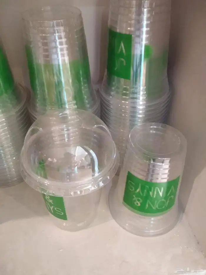 عرض خاص طباعة اكواب ورقيه و بلاستيكية ملونه 6