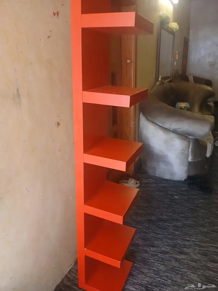 رف درج من ايكيا لون احمر بسعر مره رخيص 2