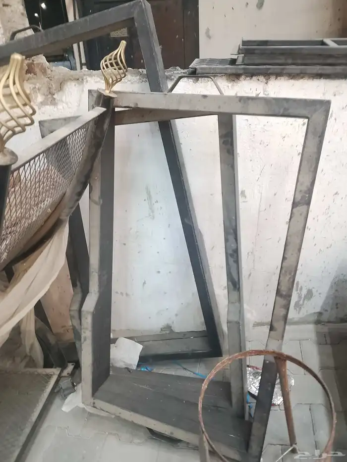 مناقل جمر حديد حمالة حطب جميع المقاسات والألوان 7