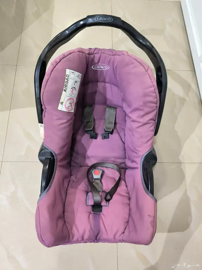 عربة أطفال و كرسي سيارة هزاز 1