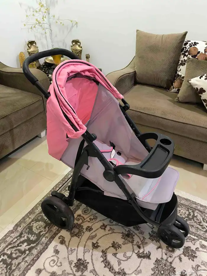 عربة أطفال و كرسي سيارة هزاز 4