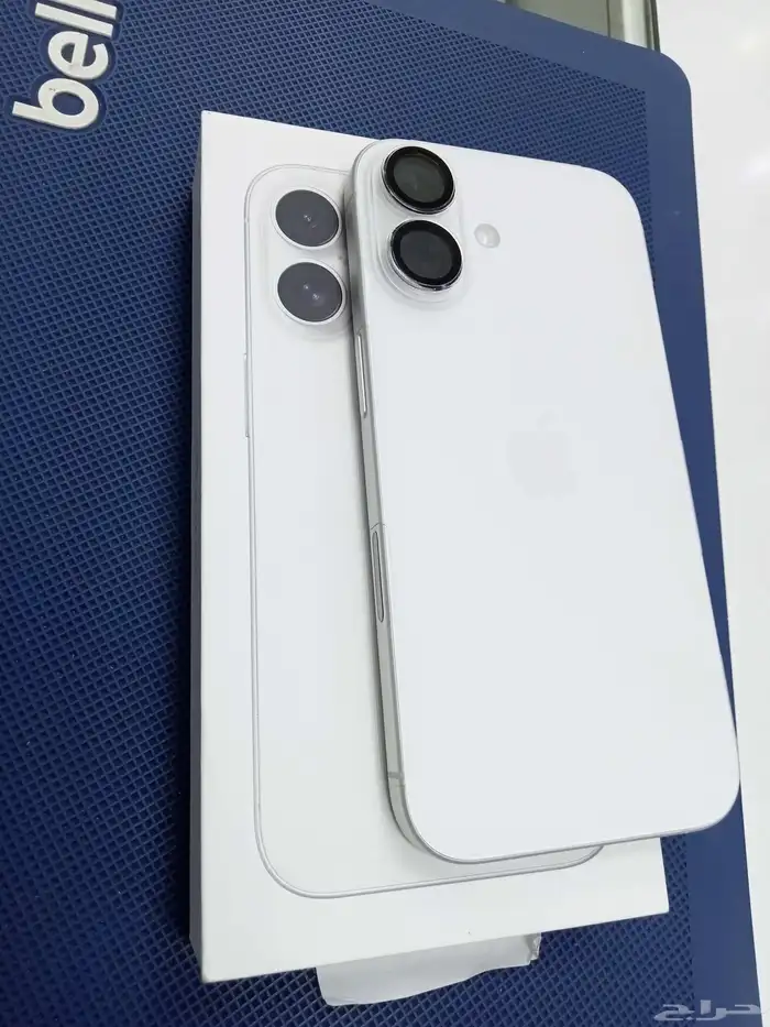 ايفون 16العادي مساحة التخزين 128البطاريه100 جهاز شبه جديد 1