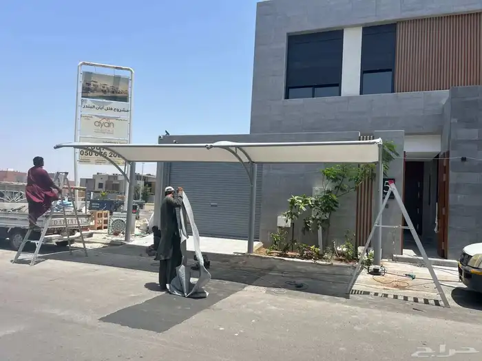 مظلات سواتر وبيوت شعر وفك ونقل وتغيير قماش 4