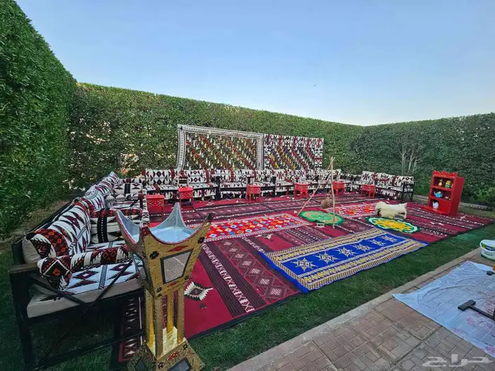 تاجير جلسات خارجيه تاجير كراسي طاولات سماعات قهوجي خيام 4