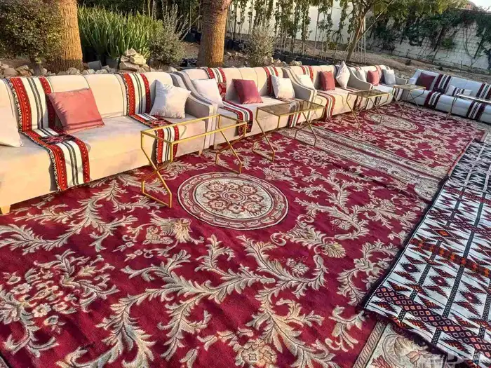 تاجير دفايات وكنب وكراسي وطاولات وزل وقهوجيين وصبابين وجلسا 6