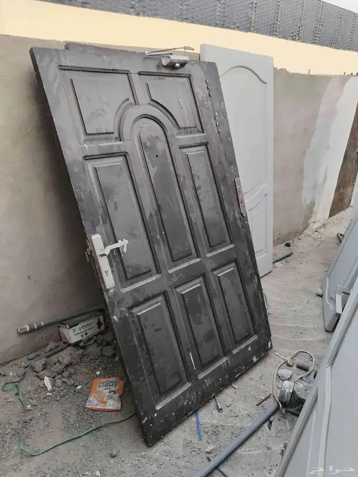 15 باب خشب ابواب خشب بدون حلق مستعمله للبيع 5