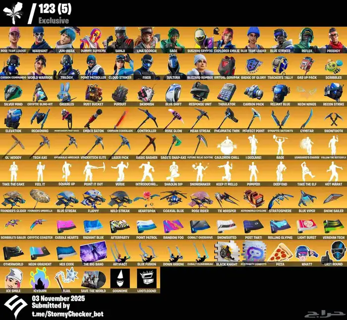 حساب فورت نايت 0