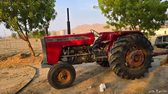 حراثة جفالي 290 مكينة وجربكس وهيدروليك نظيفة على الشرط 0
