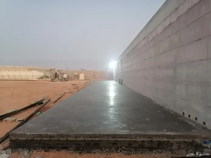 صبة ميزانيه صبة مروحة صبة محطة عمارة مستودعات 1