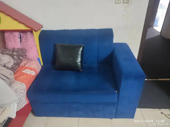 مجلس 5قطع حرف L وغسالة 6كيلو 1