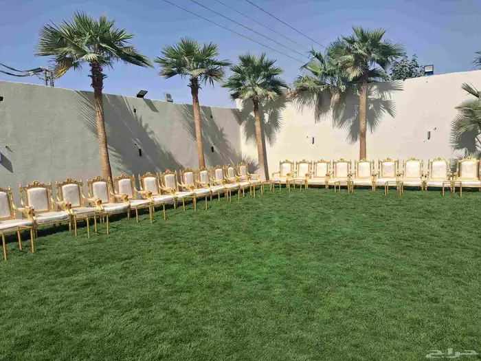 تأجير كراسي وفرش واناره وطاولات طعام كراسي كلاسيكي 8