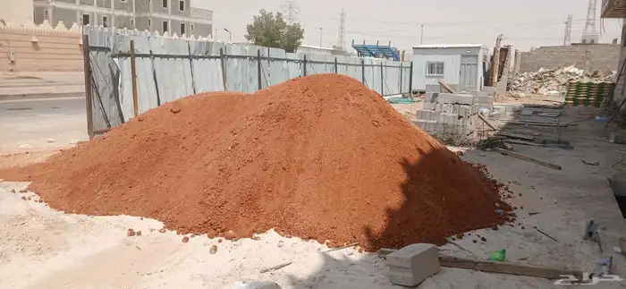 رمل لياسه رمل بناء رمل احمر صبيز كساره دفان غربال بحص زيرو 7