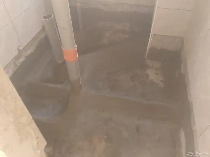 تنفيذ عازل الحمامات 0
