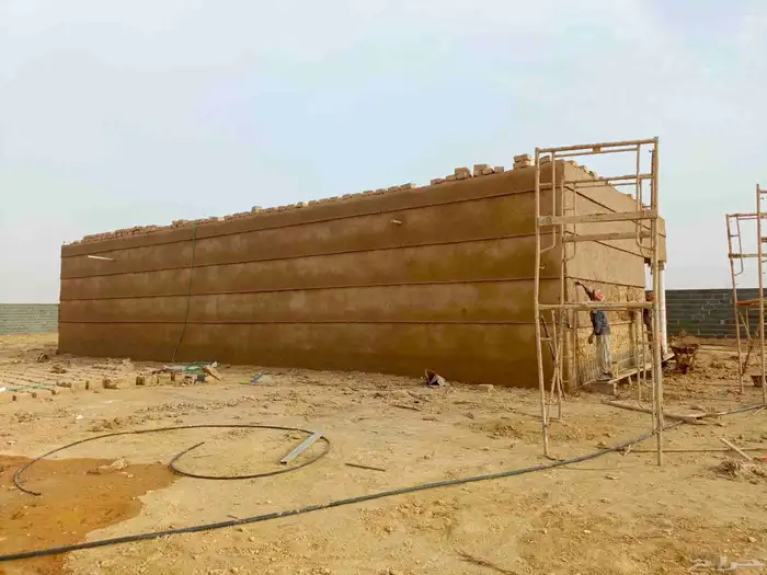 بناء وترميم بيوت الطين والحجر والاسقف اثل وجريد لياسه طينيه 1