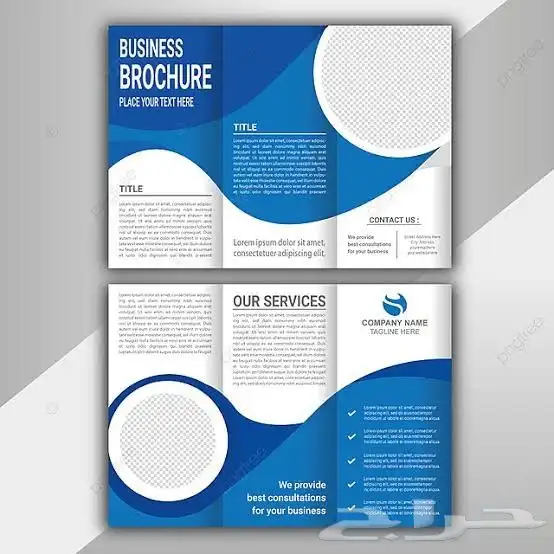 مطبعة طباعة كروت ستكر بنر فواتير منيو بروشور 4