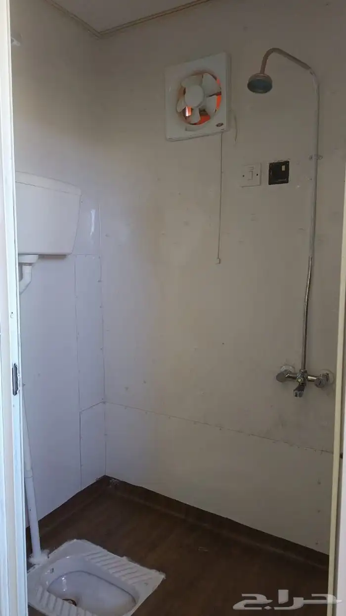 للبيع غرفة بركس متنقلة جاهزة غرفة حارس مع دورة مياه 3 3 5