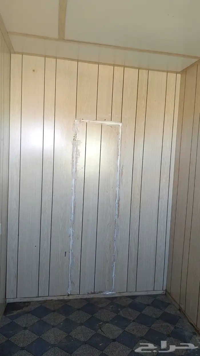 للبيع غرفة بركس متنقلة جاهزة غرفة حارس مع دورة مياه 3 3 7