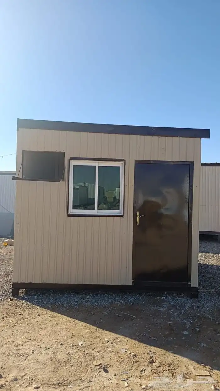 للبيع غرفة بركس متنقلة جاهزة غرفة حارس مع دورة مياه 3 3 0