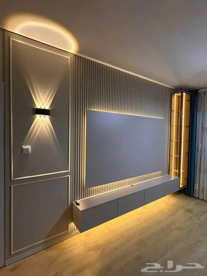 ديكور جدة خلفيات سرير خلفيات تلفزيون ديكور مداخل استقبال 2