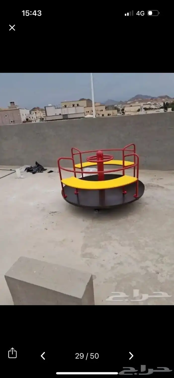 مجموعات زحاليق ومراجيح متنوعة منفصلة ومتصلة جديدة بالكرتون 42