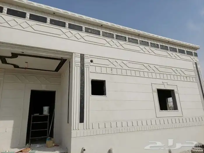 ديكورات خارجيه لياسه ملونه . بديل الحجر 6